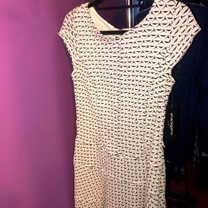 Brand New Black and White knee length dress!